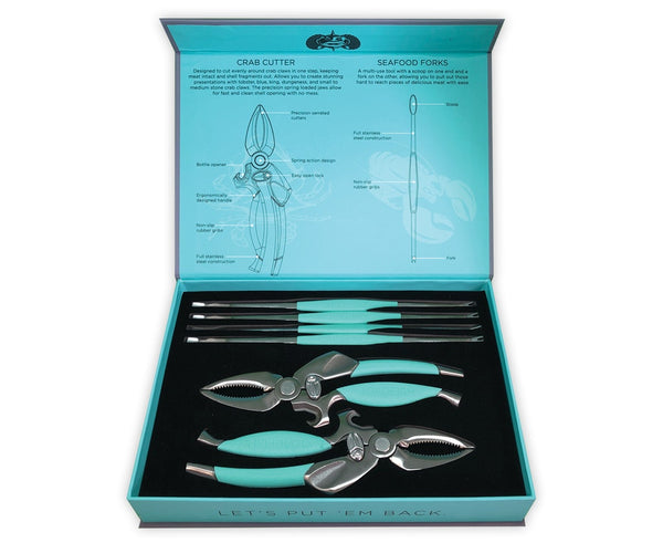 Toadfish Outfitters Crab And Lobster Tool Set - Seafood Tool Kit