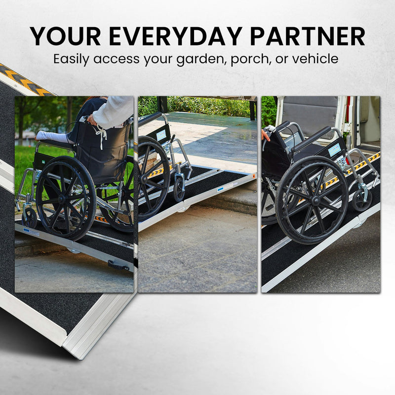 Kartrite Aluminium Portable Wheelchair Ramp High-Grip R03  5ft