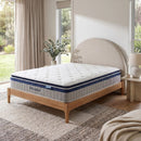 DreamZ Spring Mattress Pillow Top 7 Zone Pocket Spring Memory Foam 32cm King