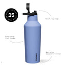 Corkcicle Sport Canteen - 600ml Walnut Wood