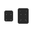 Kanto SX22 22" Tall Fillable Speaker Stands with Isolation Feet - Pair, Black