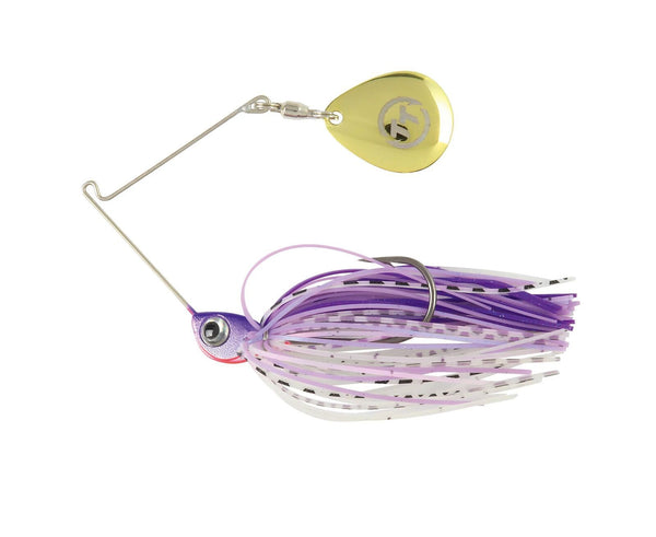 TT Lures 1/8oz Vortex+ Spinnerbait Fishing Lure - PURPLE MAUVE