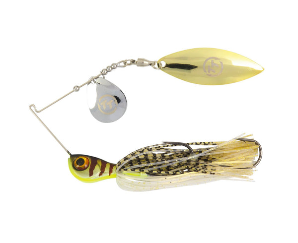 TT Lures 5/8oz Vortex+ Spinnerbait Fishing Lure - GOLD GLIMMER