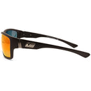 Dirty Dog Storm Satin Black/Red Mirror Polarised Unisex Sunglasses