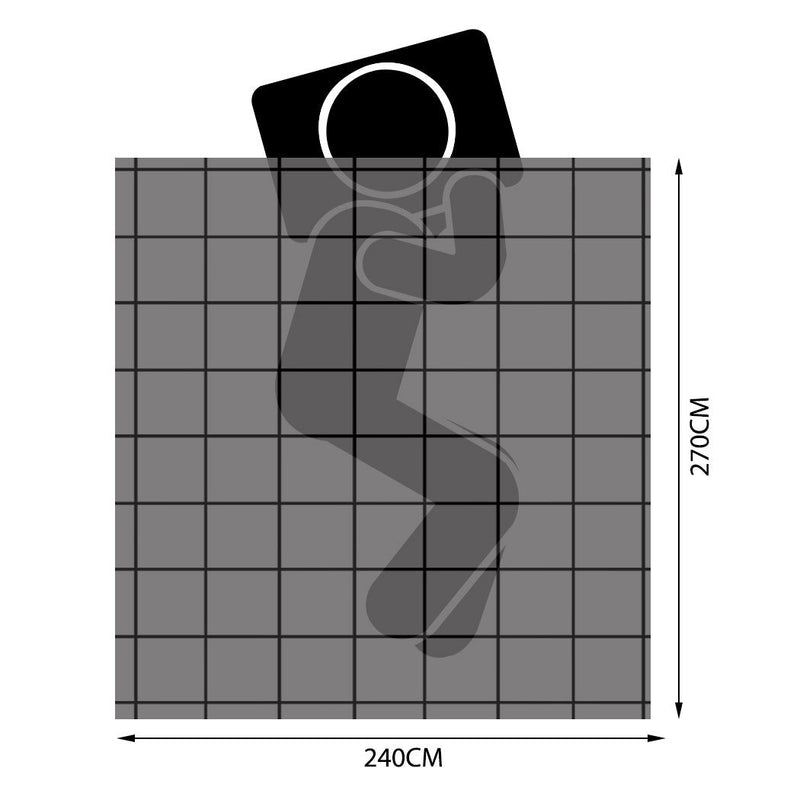 Dreamz Duck Down Feather Quilt 200GSM Duvet Doona Summer Super King Bed