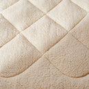 Dreamz Mattress Topper 100% Wool Underlay Reversible Mat Pad Protector Double