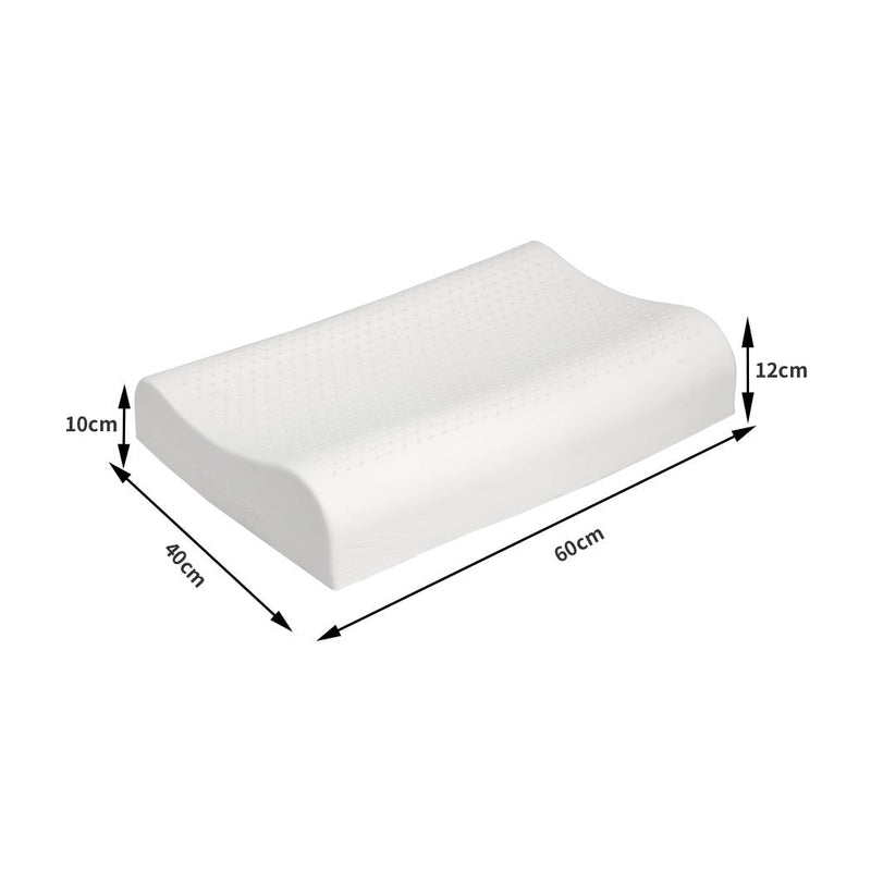 Dreamz Natural Latex Pillow High Low Side Washable Case Anti Bacteria Luxurious