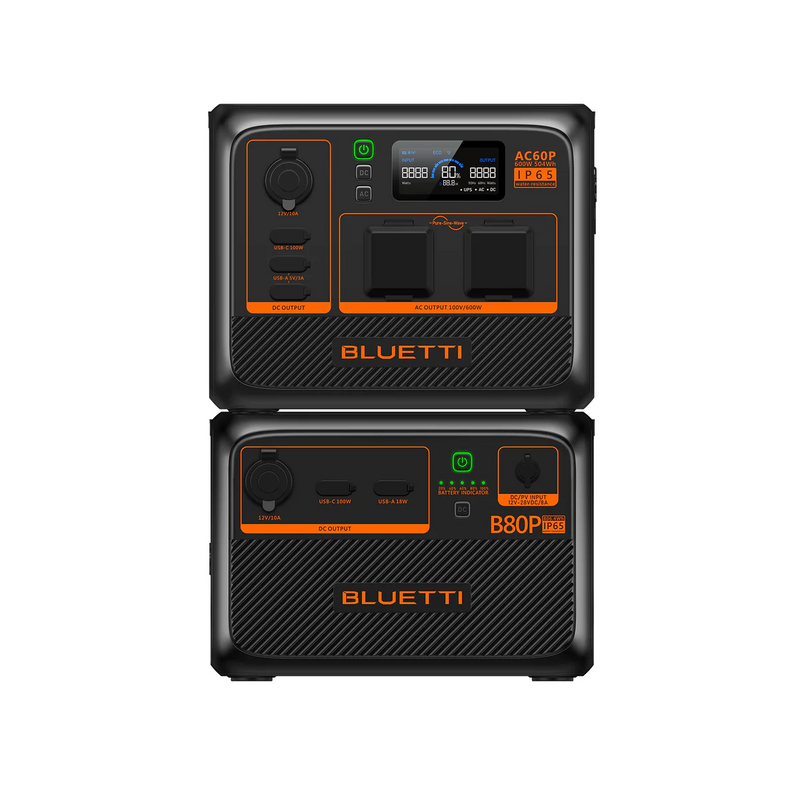 BLUETTI AC60P+B80P | Home Battery Backup