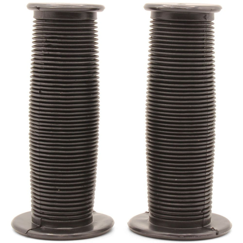 Bikelane 95mm Kids Bike Mushroom Handlebar Grip Pair (Black)