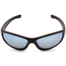 Dirty Dog Boofer Satin Black/Ice Blue Mirror Mens Polarised Sunglasses