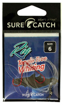 Surecatch Size 6 Tangle Free Whiting Rig with Chemically Sharpened Fishing Hooks