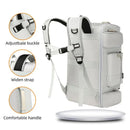Gym And Travel Backpack Wet/Dry Separation Bag White