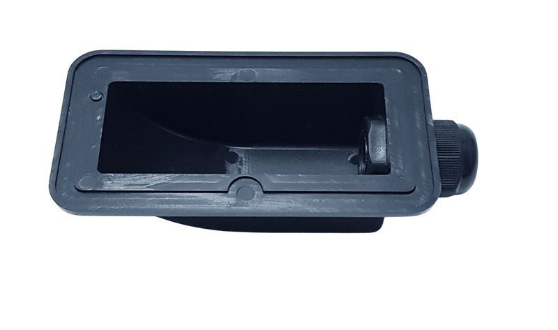 Exotronic 1 Gland Black Cable Entry Cover (Lightweight ABS)