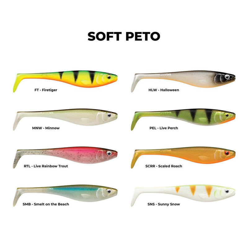 Rapala Soft Peto 18cm Paddle Tail Shad Lure
