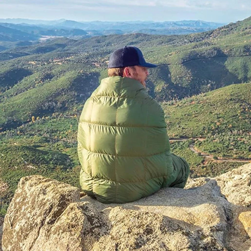 All-Season Lightweight Camping Blanket Green