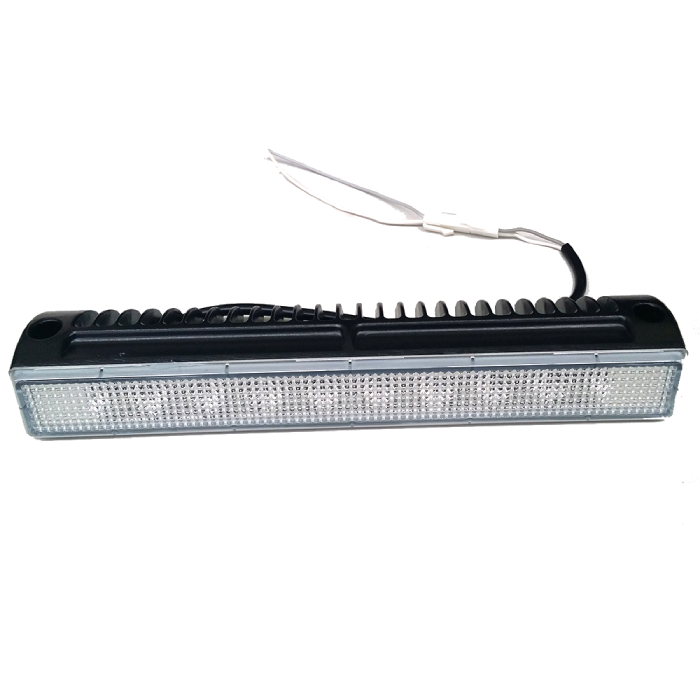 Hume 10" LED 10-33V 250mm 1200lm Black Awning Light
