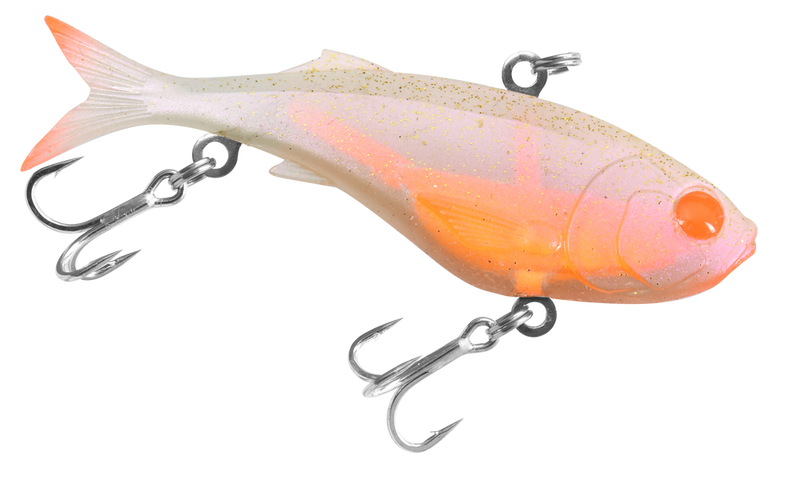 50mm TT Lures 3.5gm Quake Soft Vibe Fishing Lure Rigged with 4X Strong Trebles