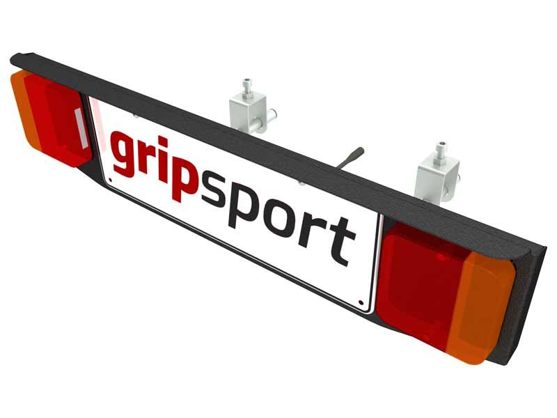 Gripsport Bike Rack Light & Number Plate - GS4 & Van-Rack Mount