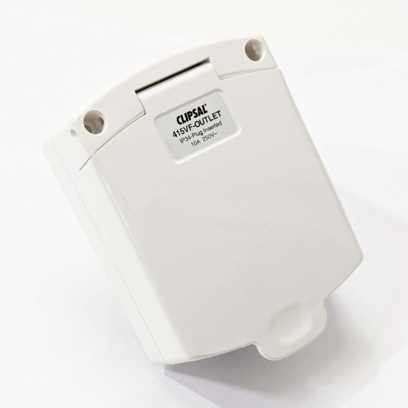 Clipsal (New) White External 10AMP Power Outlet