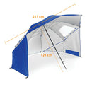 Large Beach Umbrella with Side Walls