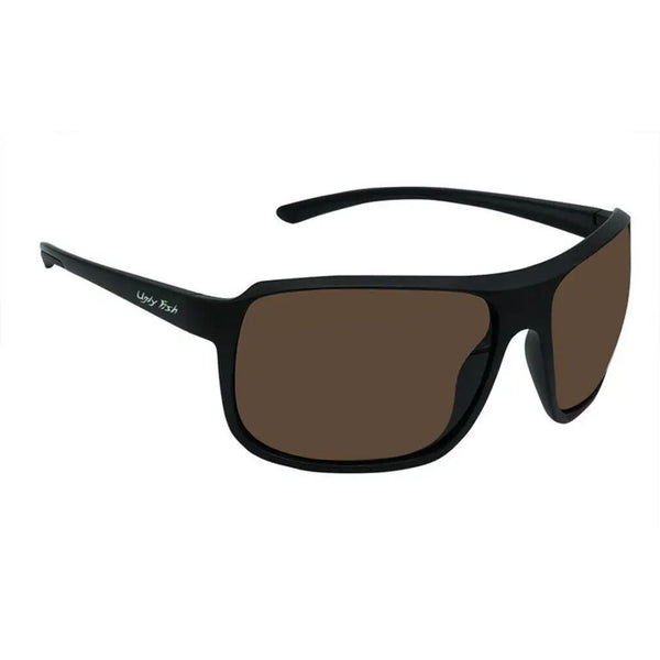 Ugly Fish PFN570 Recycled Fishing Net Black Frame/Brown Lens Sunglasses