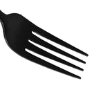 Stainless-Steel Cutlery Set Travel Knife Fork Spoon Black Child Tableware 30Pcs
