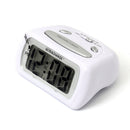 LCD Alarm Clock WHITE