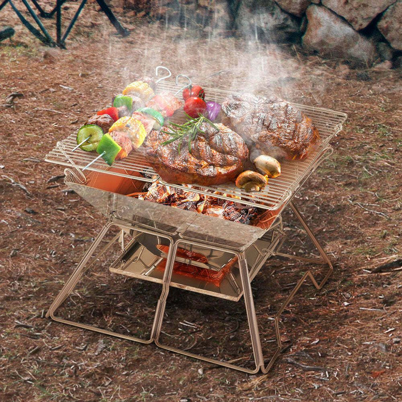 Stainless Steel BBQ Firepit