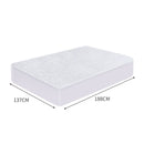 Dreamz Terry Cotton Fully Fitted Waterproof Mattress Protector in Double Size