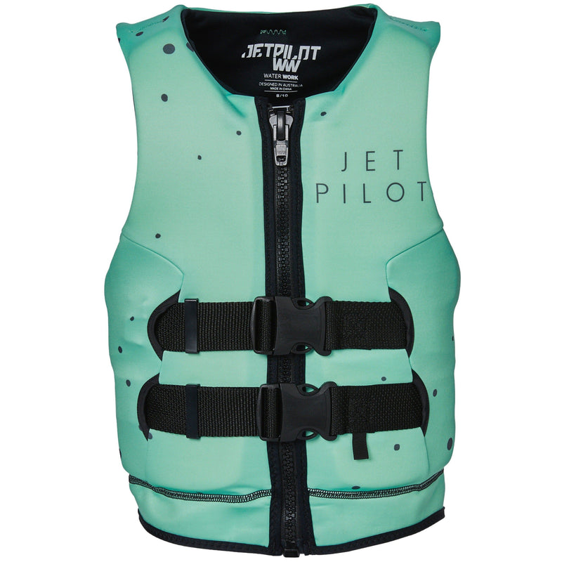 Jetpilot Cause Kids/Girl's Neoprene Life Jacket Vest (Mint Wings)