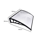 Mountview Window Door Awning Outdoor Canopy UV Patio Rain Cover DIY 1m X 1.2m