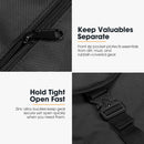 San Hima 70L Spare Wheel Bag Rubbish Bin & Accessory Storage Tote Snatch Rear