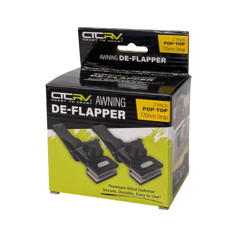 COAST Std Strap De-Flappers for Roll-Out Awnings | POP-TOP | Pack of 2.