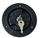 RV Flowmaster Lockable Gravity Water Inlet - Black