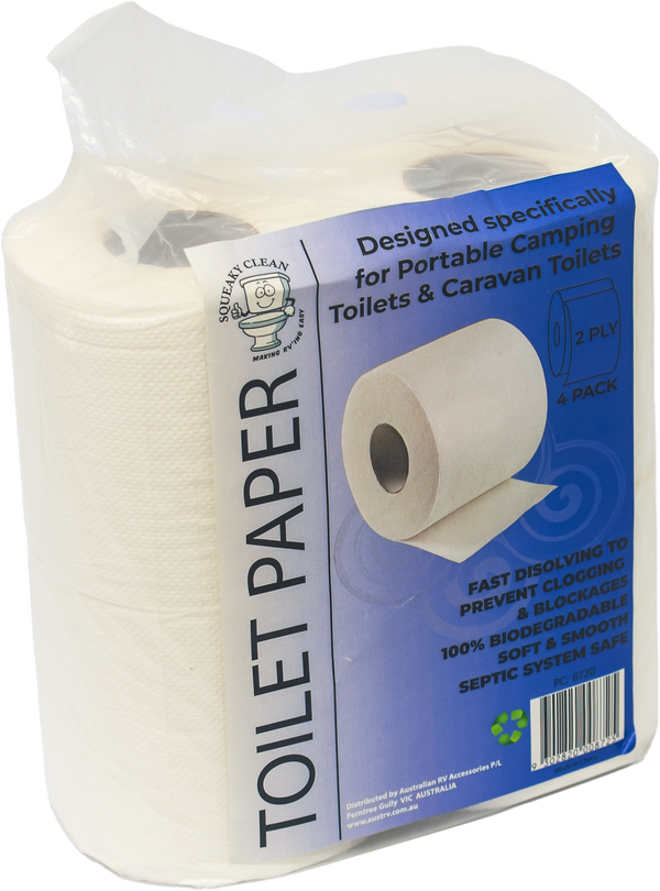 Squeaky Clean Toilet Paper 4 Pack