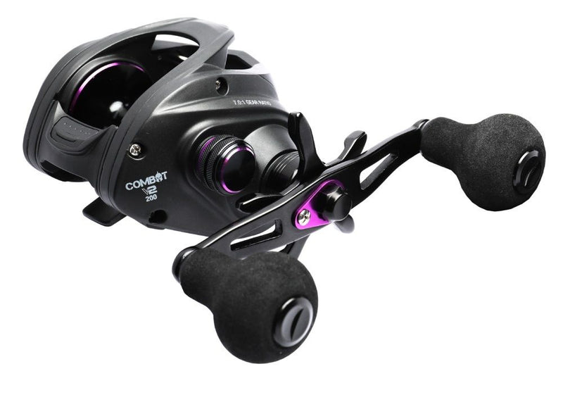 ATC Combat Plus V2 201 Left Handed Low Profile Baitcaster Fishing Reel