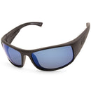 Dirty Dog Muzzle Satin Black/Grey-Blue Mirror Polarised Men's Sunglasses