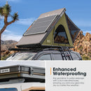 San Hima Kalbarri Lite Gen 2 Rooftop Tent Olive+130W Solar Panel+Ladder&Rack