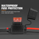 Lightfox 1 Way High Beam Wiring Harness w/ DT 2-Pin Connector For LED Light Bar