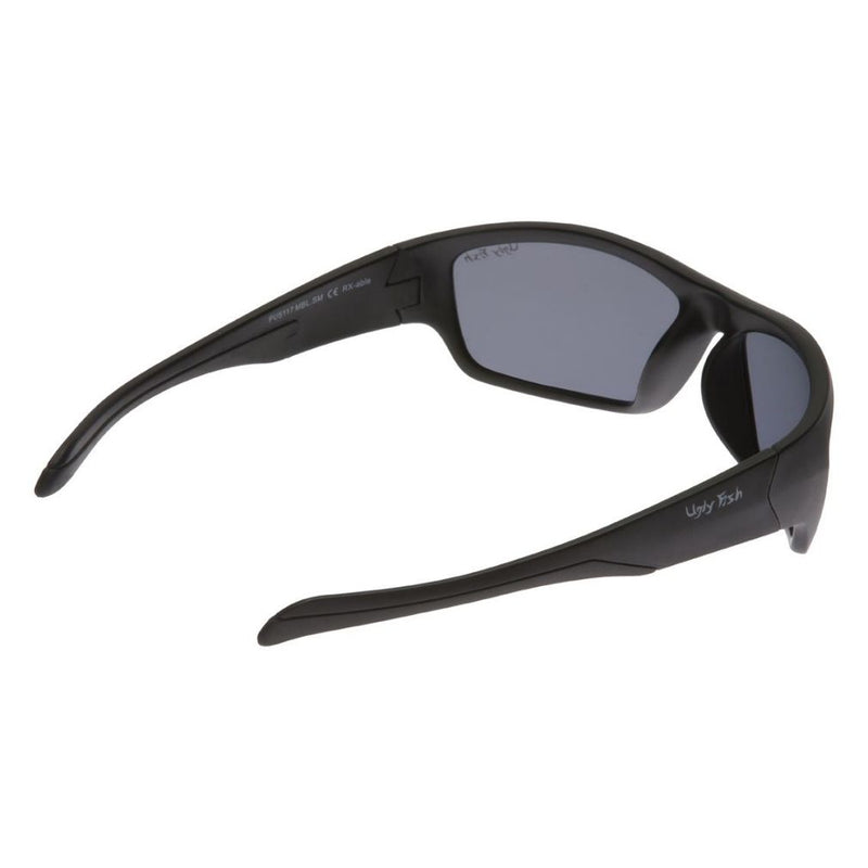 Ugly Fish PU5117 Unbreakable Polarised Black Frame/Smoke Lens Wrap Sunglasses