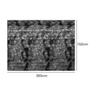 Dreamz Throw Blanket Luxury Tie-dyed Faux Fur 500GSM Bed Sofa Thick152x203cm