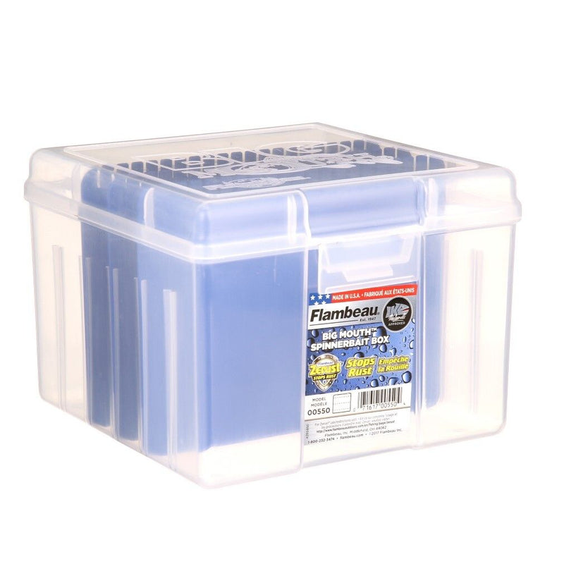 Flambeau 550 Large Big Mouth Spinnerbait Box - Lure Box with Zerust Dividers