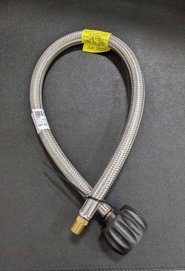 Plenty River Plumbing PR5355 Single Gas Regulator Flexi Hose 600mm