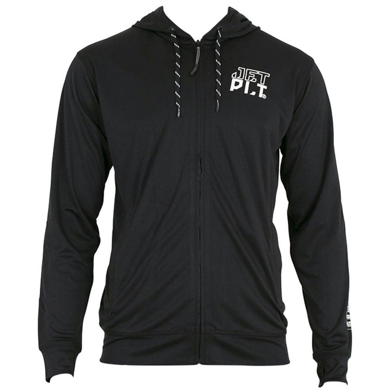 Jetpilot Hyped Long Sleeve Men's Black Hooded Rashie