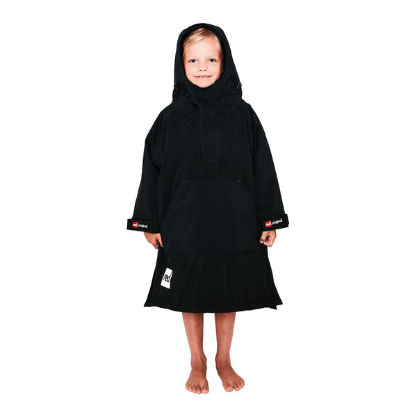 Kids Dry Poncho - Black