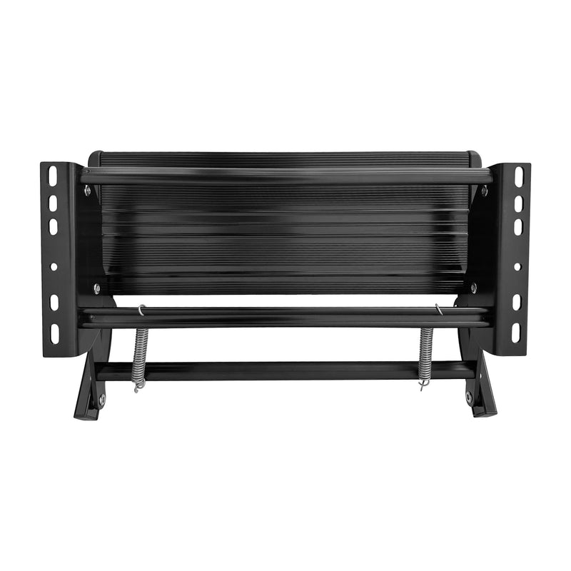 BLACK Single manual bolt on caravan rv motor home step