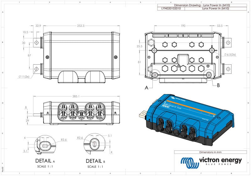 Victron Lynx Power In (M10)