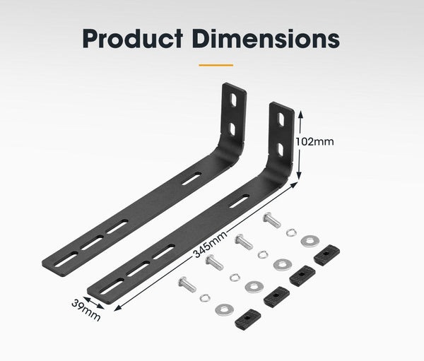 San Hima Awning Brackets For Roof Rack Platform