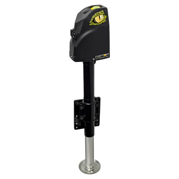 Coast RV Gator 12V Trailer Jack with Clamp | 1800KG Cap | 355mm Lift
