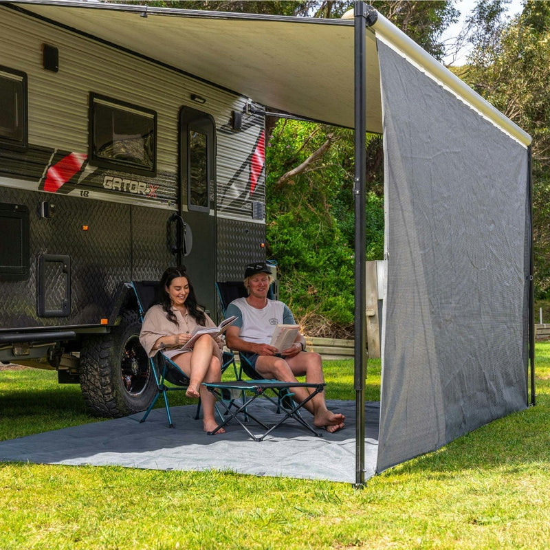 CGEAR Privacy Screen Awning 6ft x 10ft - Grey - Fiamma F45 & F65 Compatible